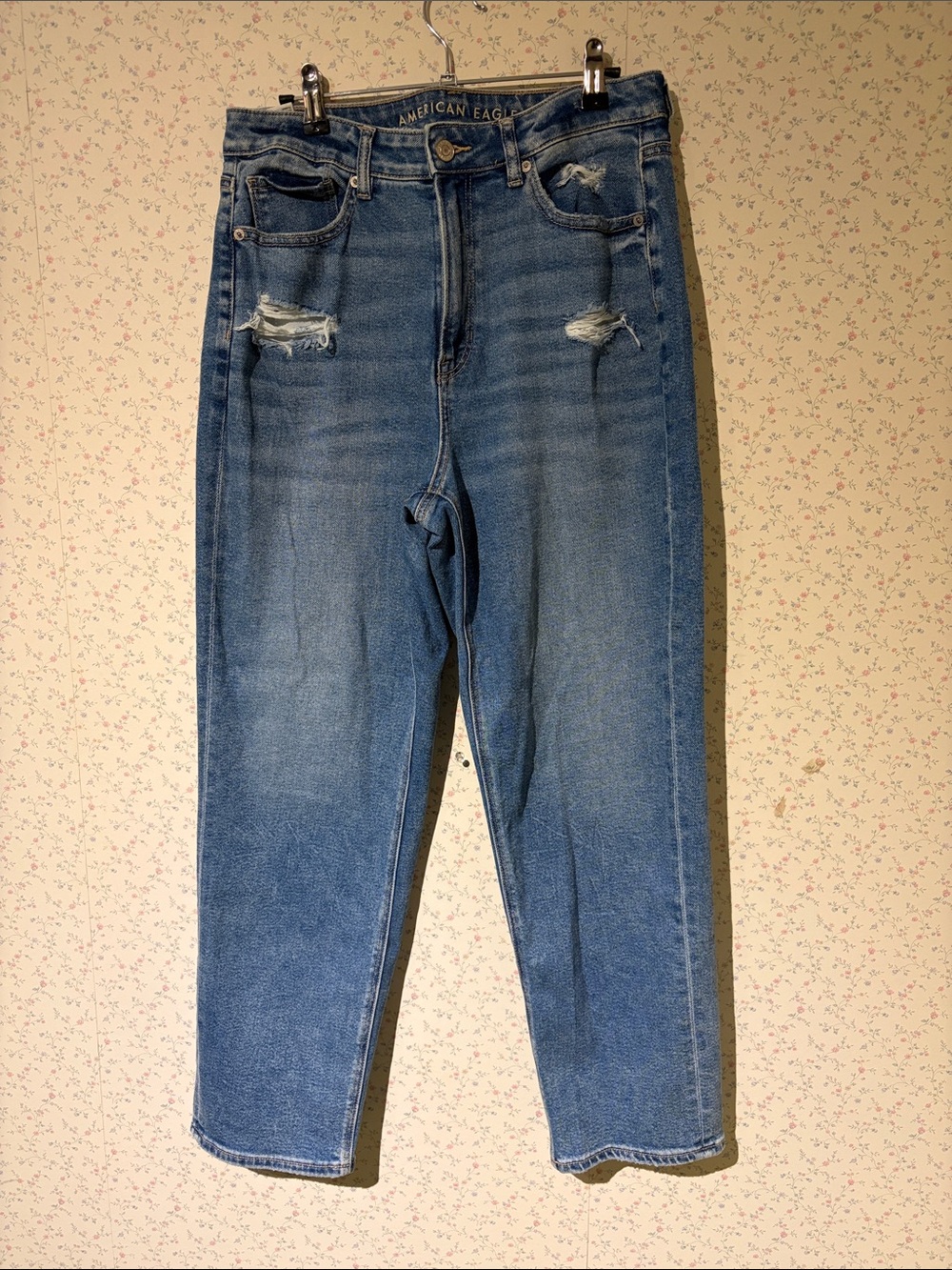 NWT AE Mom Straight Jean - Size 10